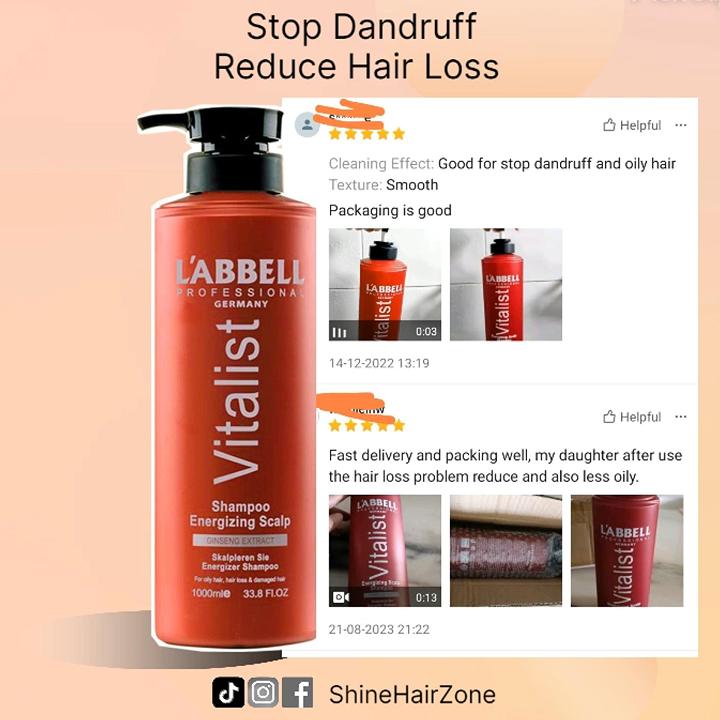 Mencegah Keguguran Rambut: Labbell Vitalist Shampoo Energizing