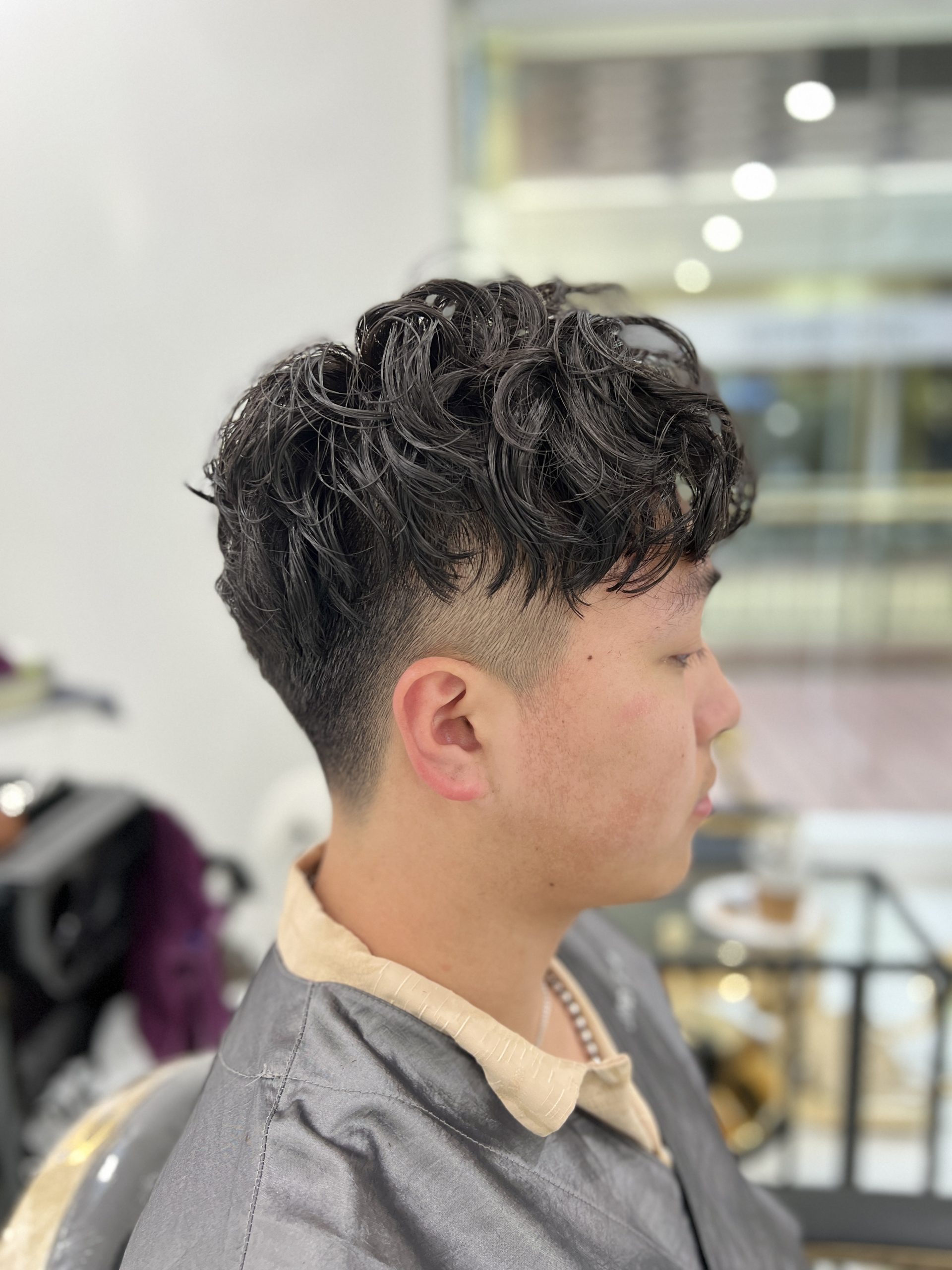 gaya Korean Perm yang trendy dan natural