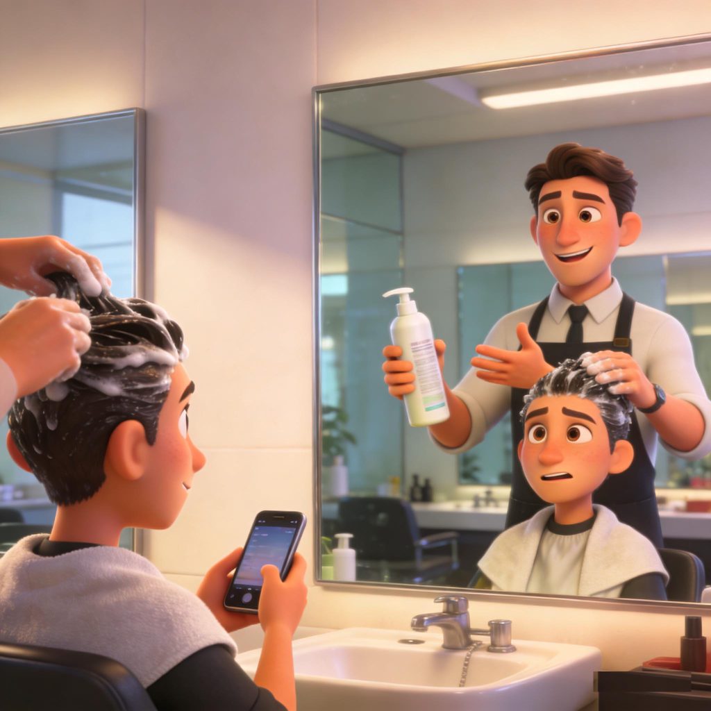 Shine Hair Zone infografik 3 langkah strategi bina jenama sendiri untuk hairstylist