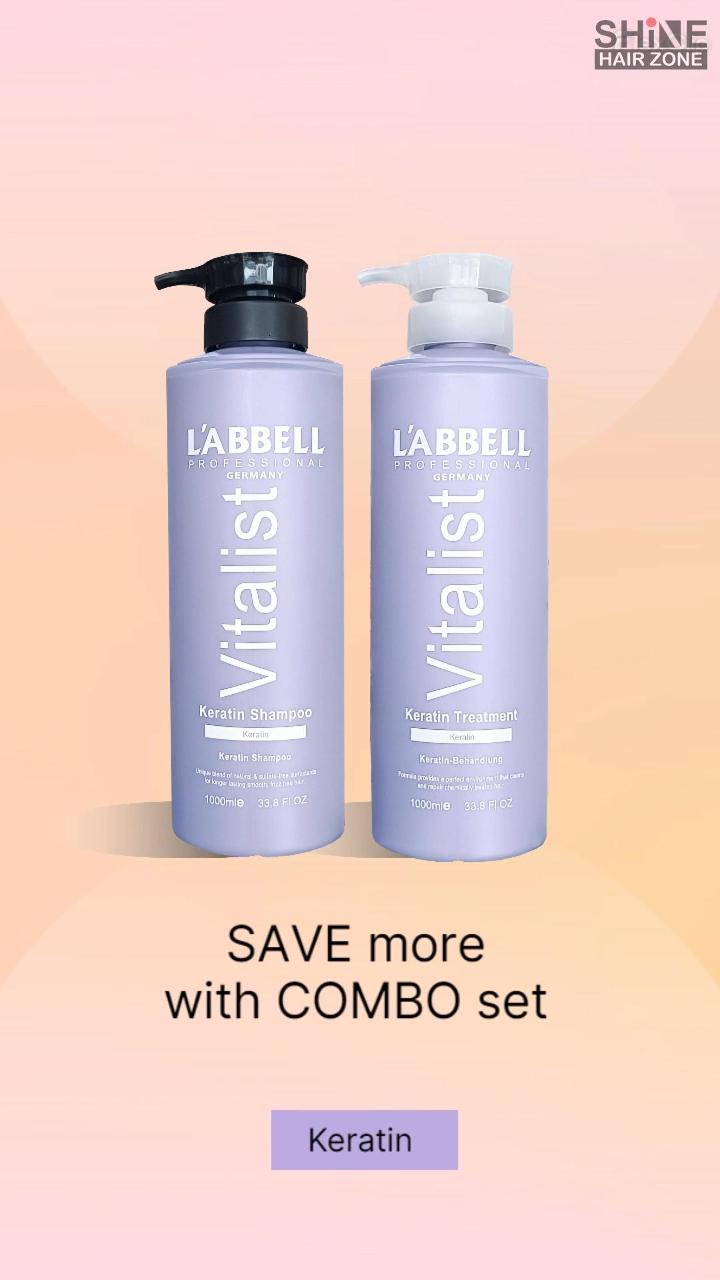 labbell keratin shampoo treatment combo