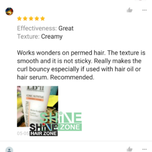 Krim rambut perm tidak melekit di Malaysia