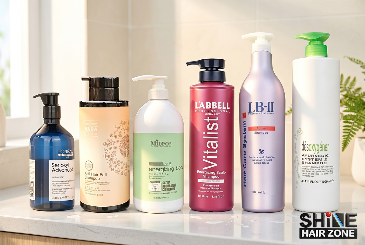 6types scalp care shampoo