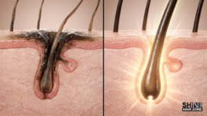 deep cleasing hair follicle