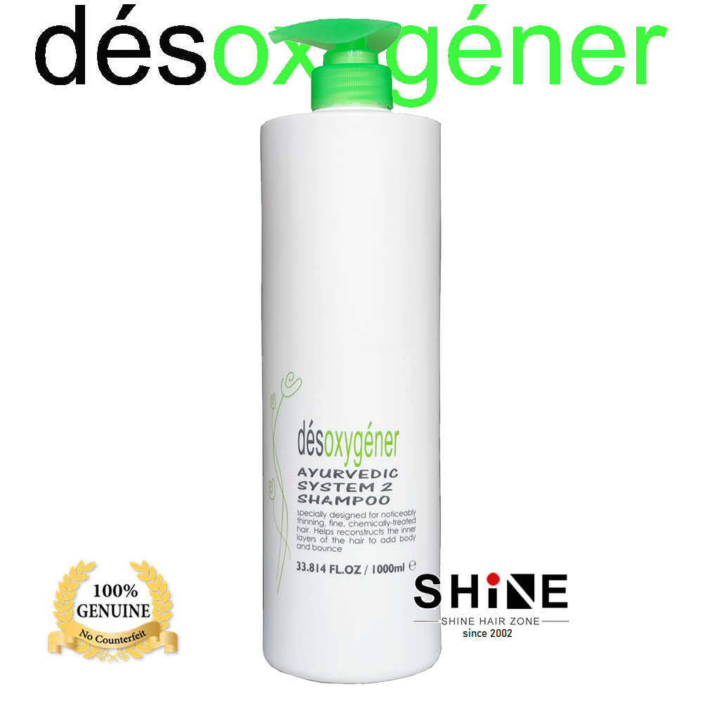 Desoxygener Ayurvedic System 2 Shampoo 1000ml - Image 3