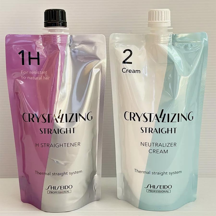Shiseido Crystallizing H1 Straightener Neutralizer Cream Set 400g