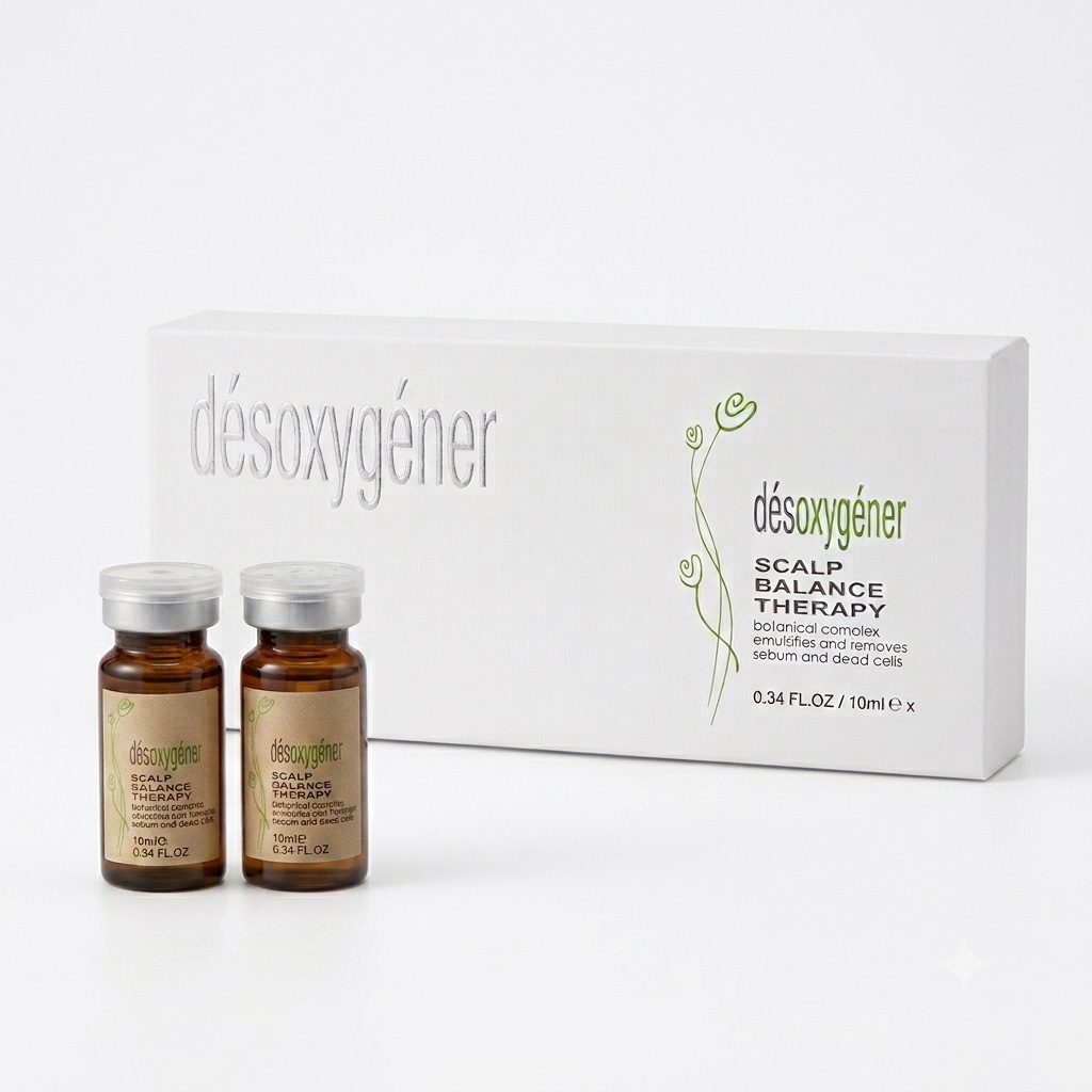 Desoxygener Ayurvedic Scalp Balance Therapy for Oily Scalp 8x10ml