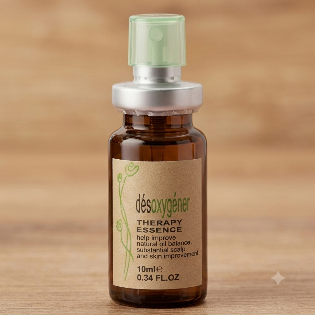 Desoxygener Ayurvedic Scalp Therapy Essence 10ml bottle