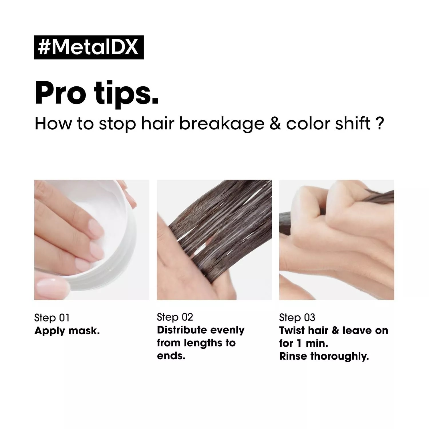 Loreal Serie Expert Metal DX Hair Treatment Masque 250ml - Image 3