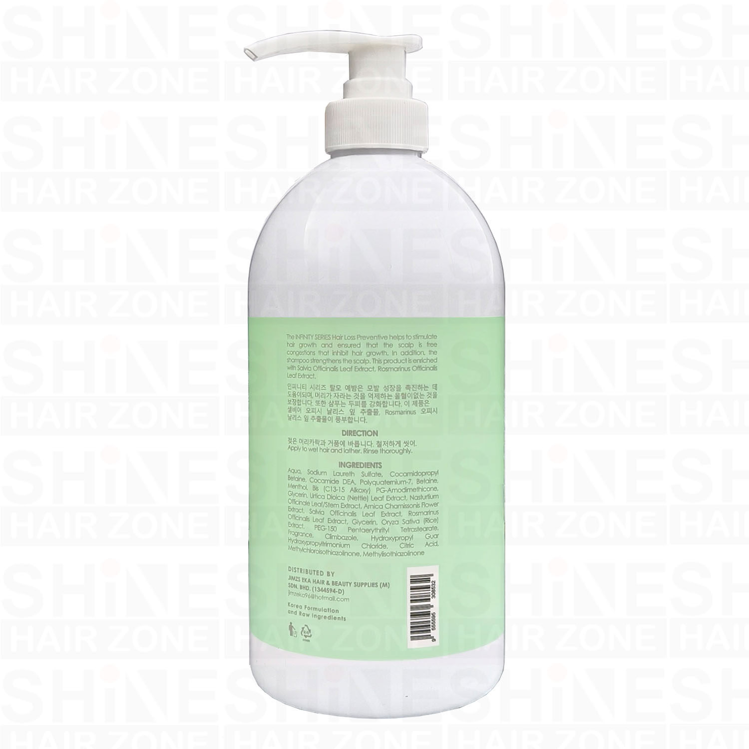Miteo Infinity Series MI3 Energizing Boost Shampoo 1000ml - Image 3