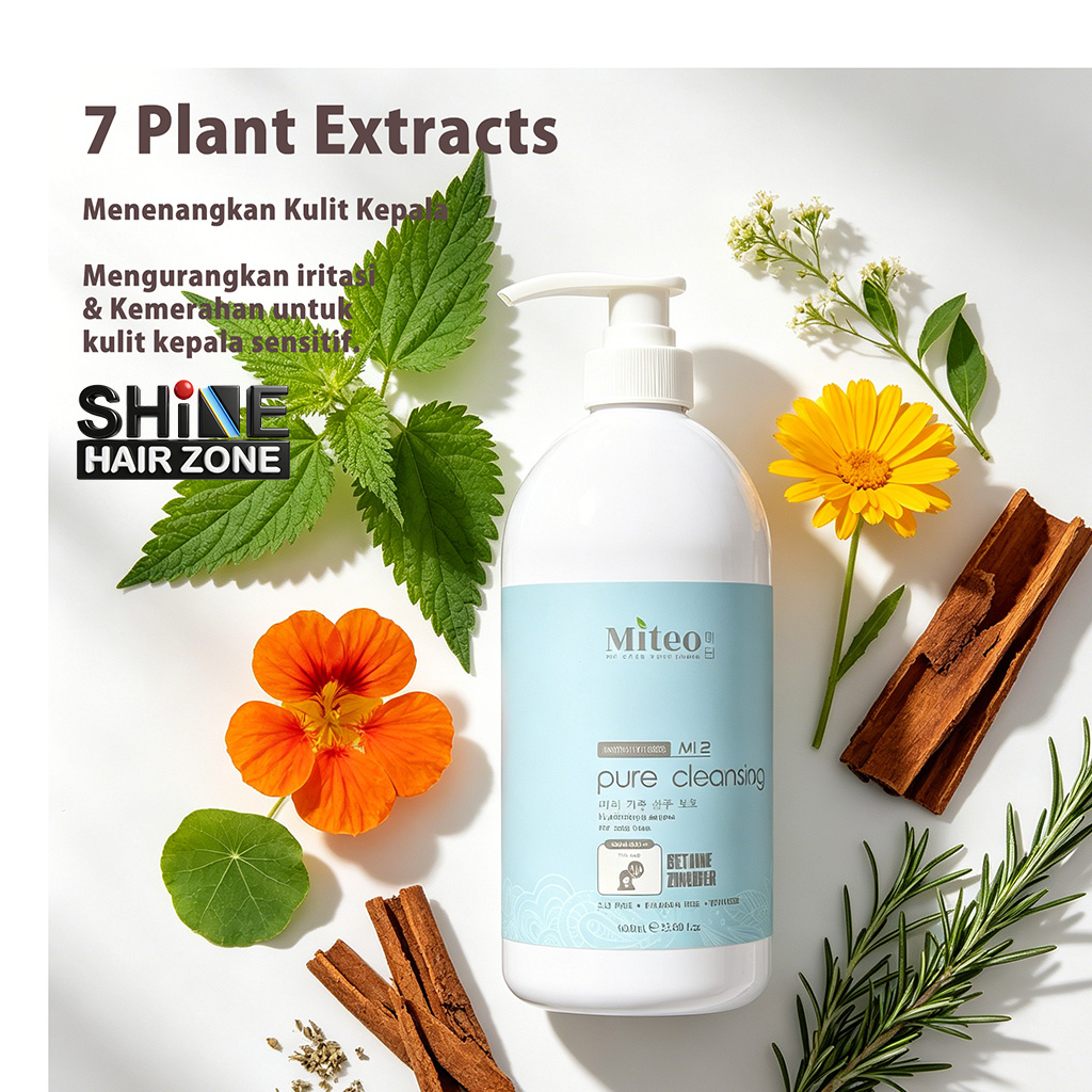 Miteo Infinity Series MI2 Pure Cleansing Hydrating Shampoo 1000ml - Image 4