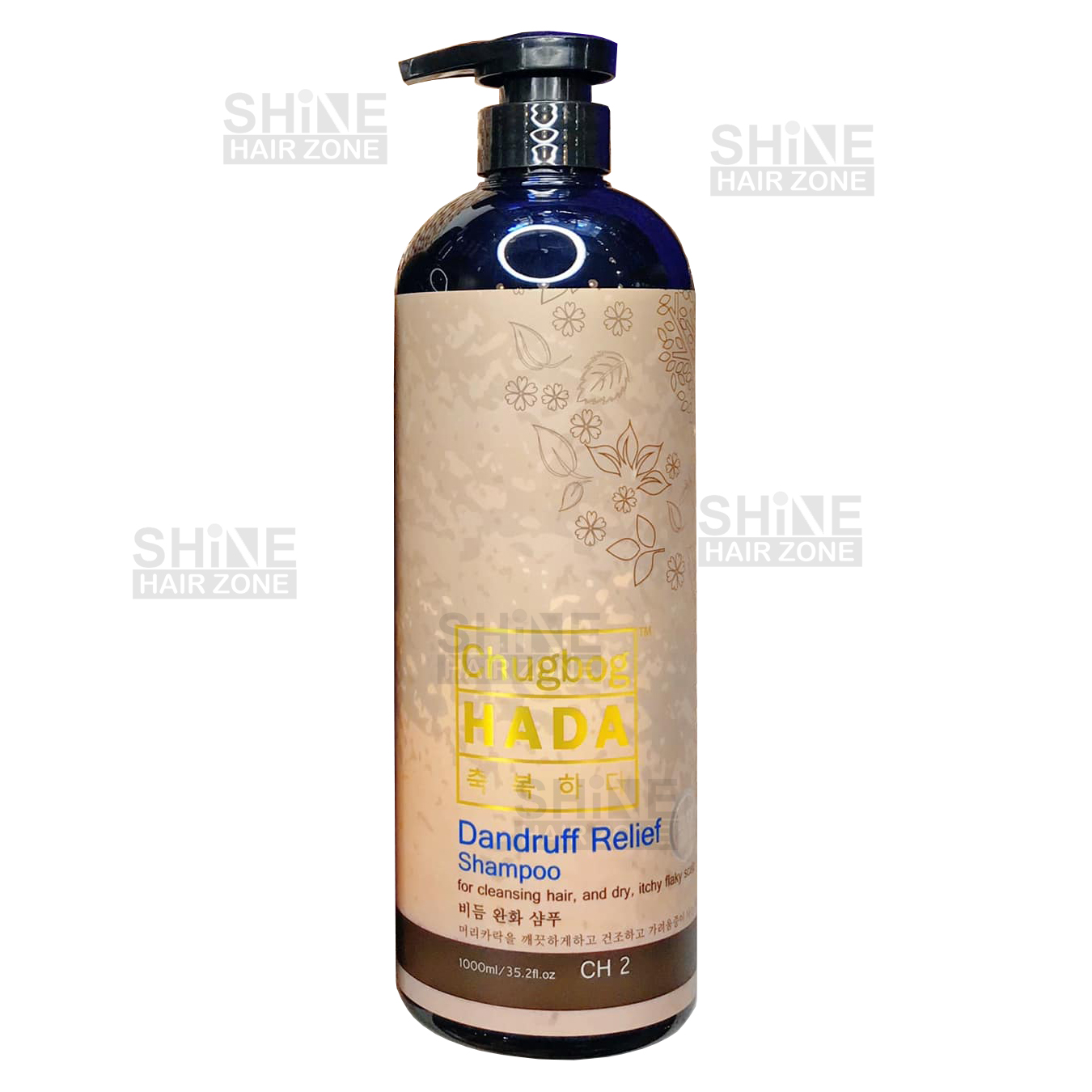 Chugbog HADA Dandruff Relief Shampoo 1000ml Syampu atasi masalah kelemumur cegah dan mengurangkan kegatalan kulit kepala