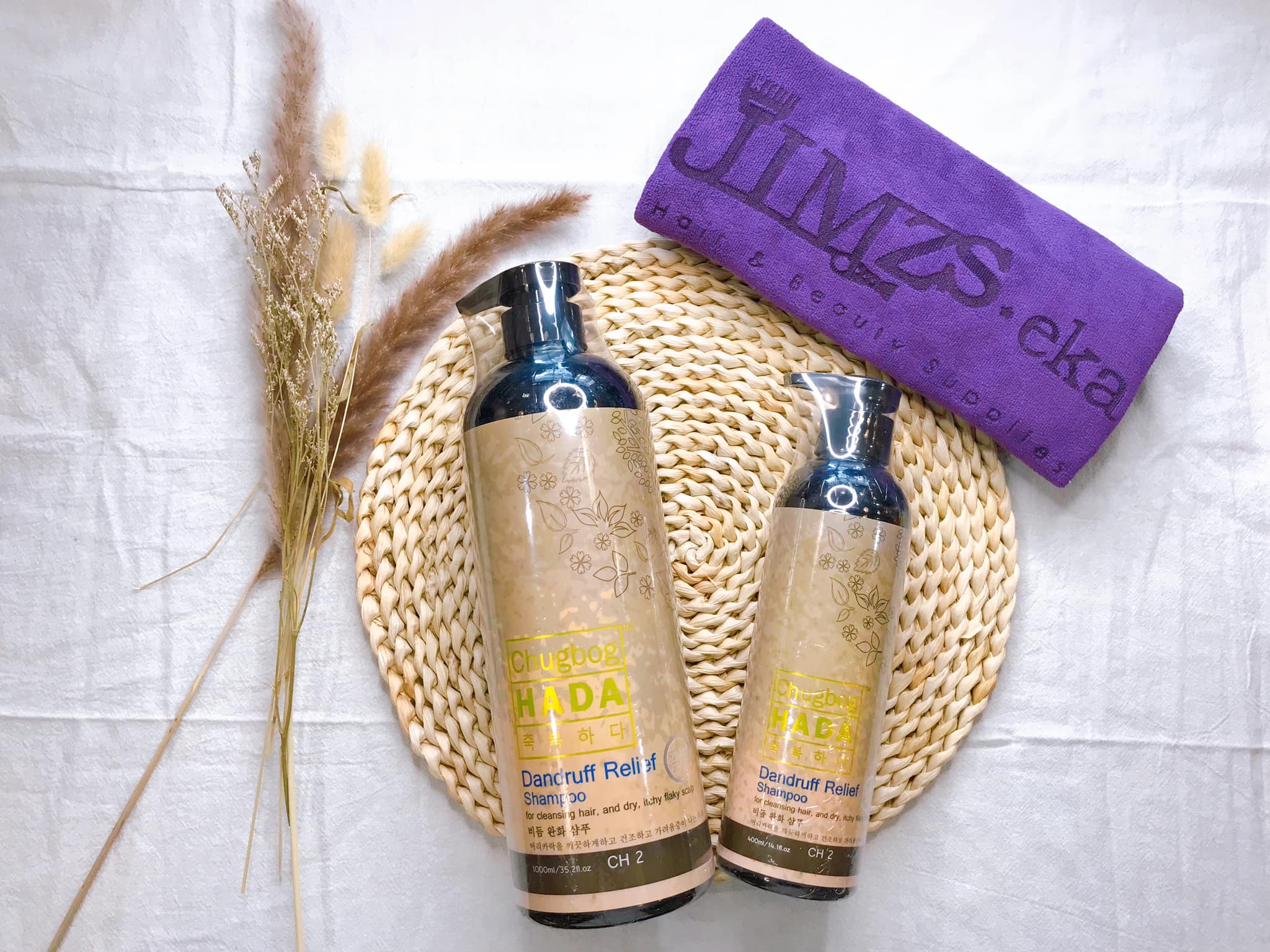 Chugbog HADA Dandruff Relief Shampoo 1000ml Syampu atasi masalah kelemumur cegah dan mengurangkan kegatalan kulit kepala - Image 2