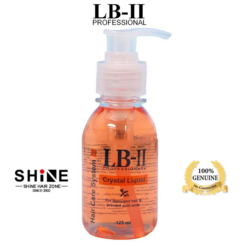 LB-II Crystal Liquid Hair Oil 120ml Orange Repair Split Ends Smooth Hair Ends Anti-Frizz