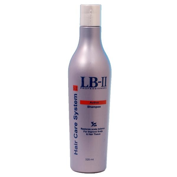 LB-II Active Shampoo Hair Loss 325ml Anti-Hair Fall Strengthen Hair Roots Reduce Hair Breakage