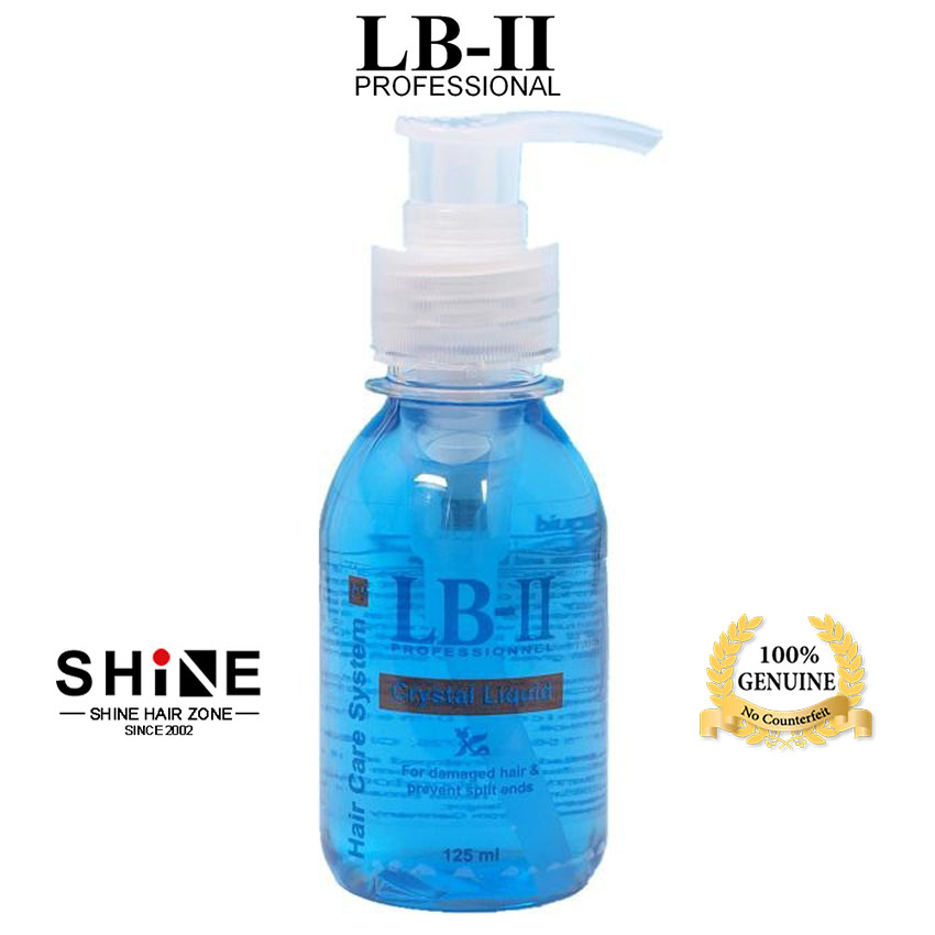LB-II Crystal Liquid Hair Oil 120ml Blue Repair Split Ends Smooth Hair Ends Anti-Frizz