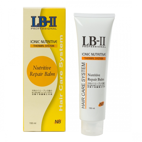 LB-II Ionic Nutritive Hair Repair Balm 150ml split end very damaged cabang