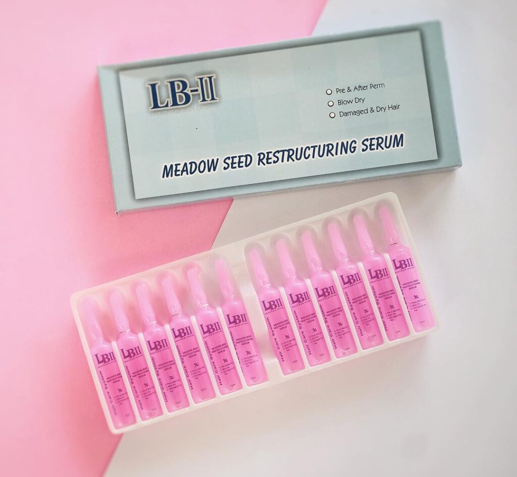 LB-II Professional Meadow Seed Restructuring Serum Ampoule Hair Treatment 12ml x 12