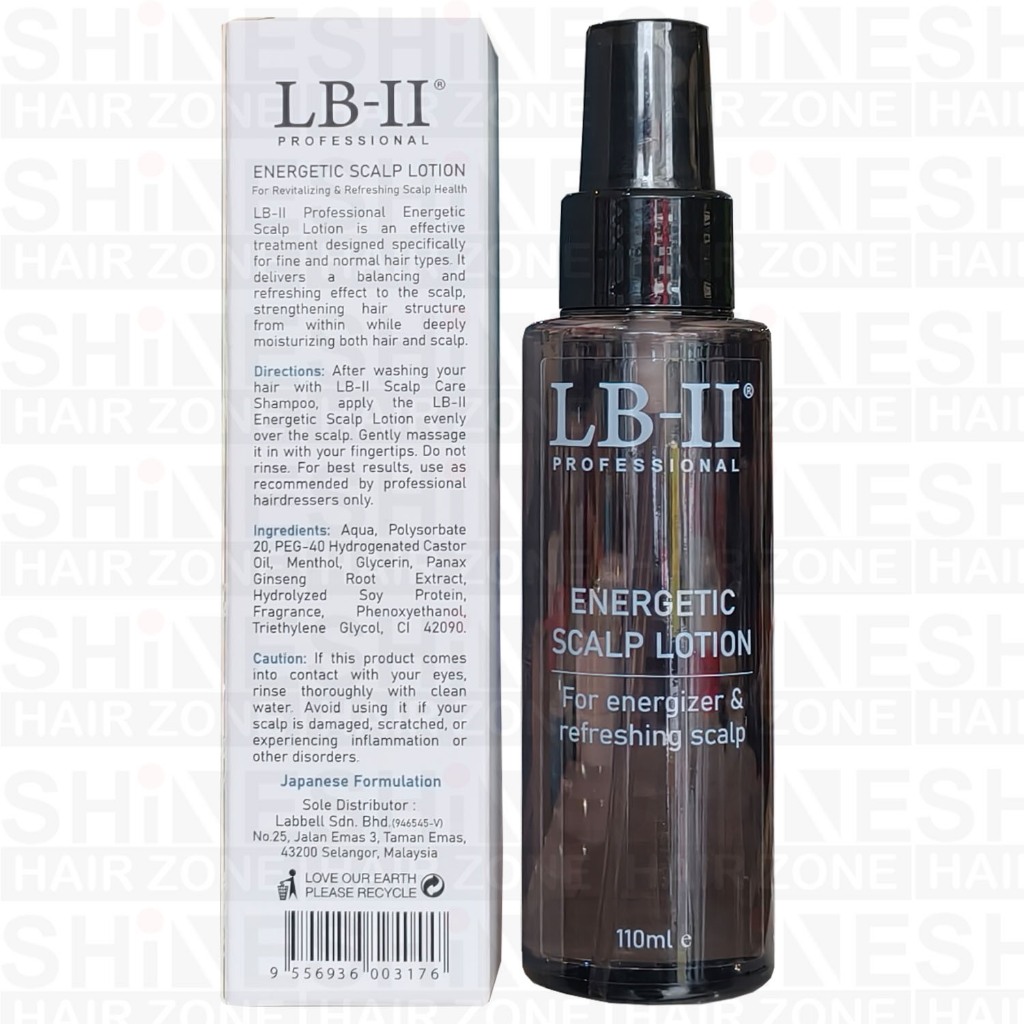 LB-II Energetic Scalp Lotion For Energizer & Refreshing Scalp 110ml - Image 4