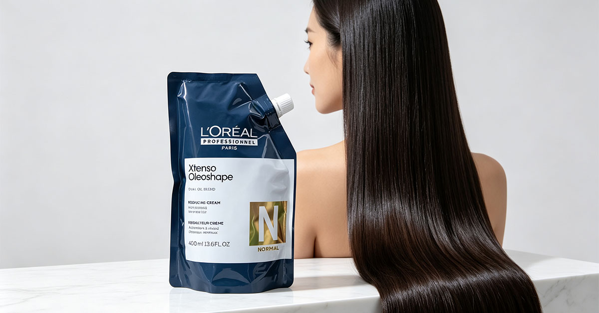 LOreal Xtenso Oleoshape: Dual Oil Straightening — Minyak Dalam Ubat, Rambut Lurus Tapi Tak Kering