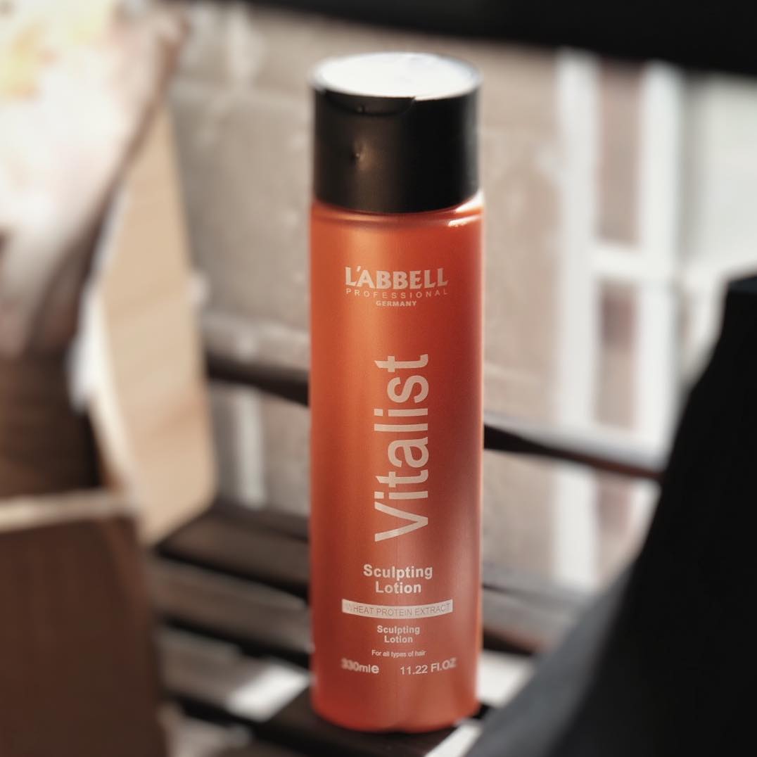 L'ABBELL Vitalist Sculpting Lotion 330ml – Firm Hold with Wheat Protein, No Flaking – product photo 3 of 6, professional hair care Malaysia