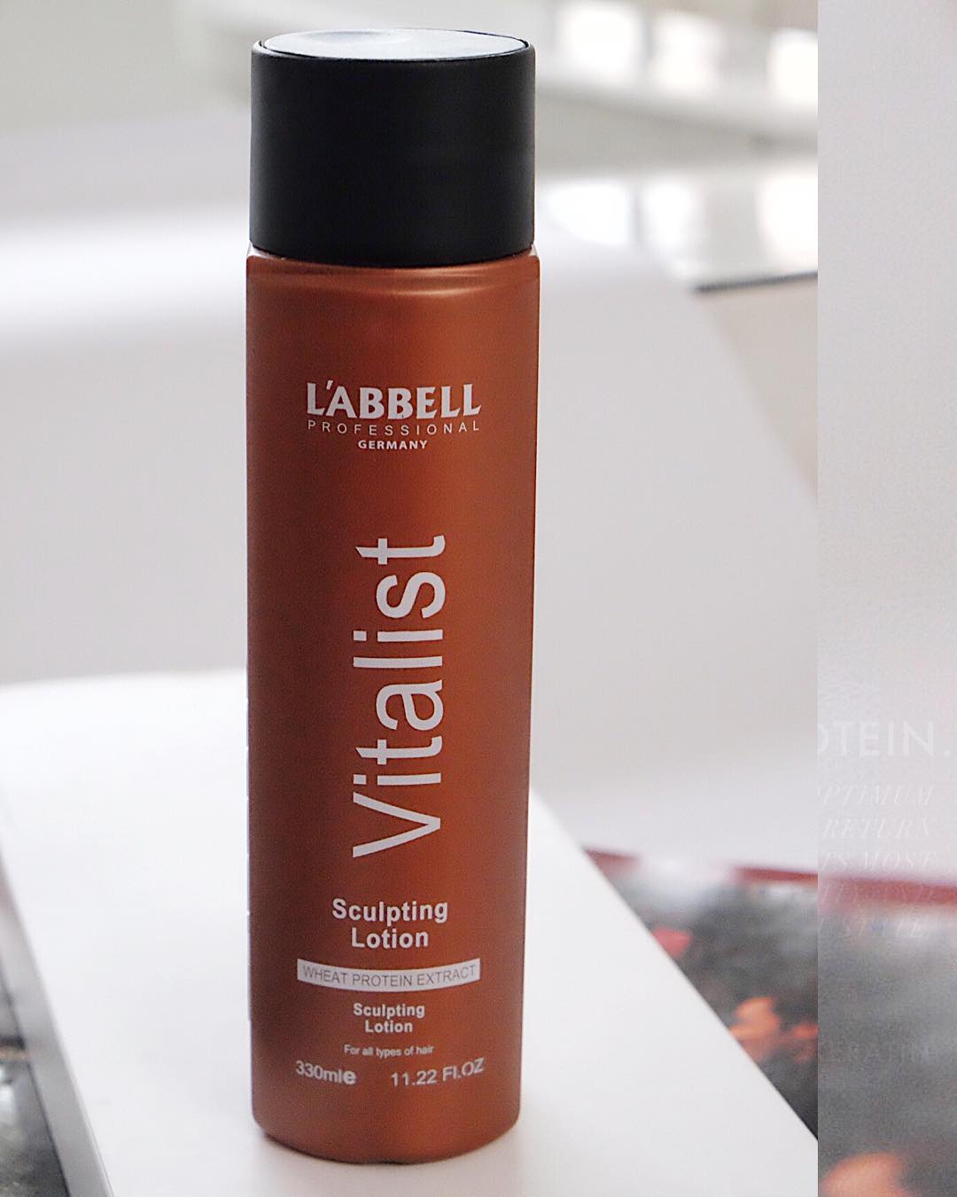 L'ABBELL Vitalist Sculpting Lotion 330ml – Firm Hold with Wheat Protein, No Flaking – product photo 4 of 6, professional hair care Malaysia