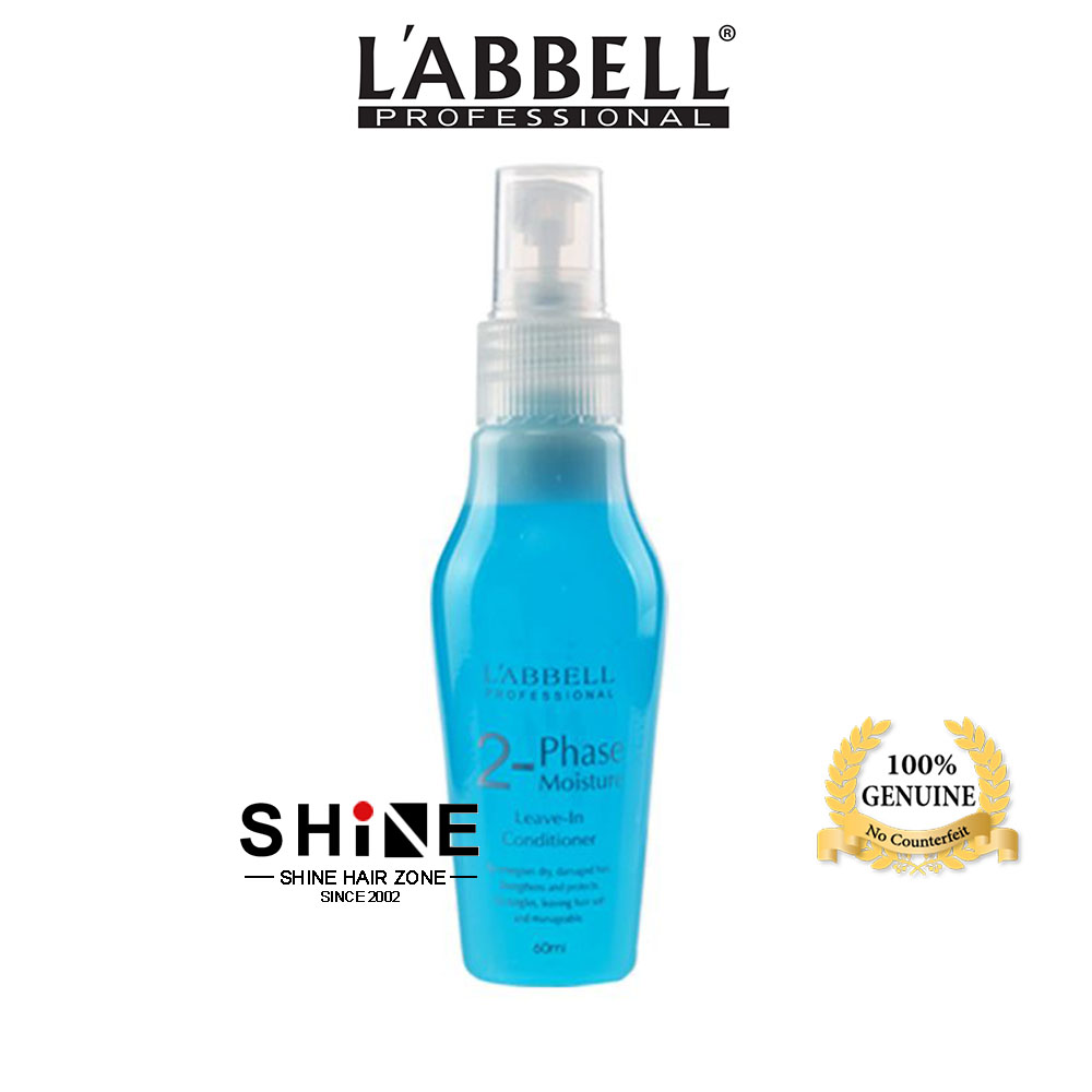 L'ABBELL Heat Protect 2-Phase Moist Leave-In Spray 60ml – for Permed & Coloured Hair – main product photo, professional hair care Malaysia