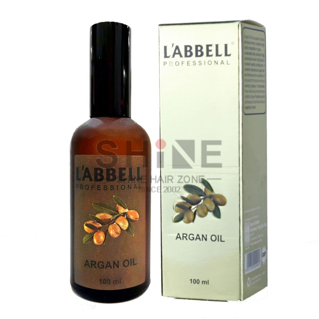 Labbell Argan Hair Oil 100ml – Pure Argan Oil Serum for Dry, Brittle & Frizzy Hair – main product photo, professional hair care Malaysia