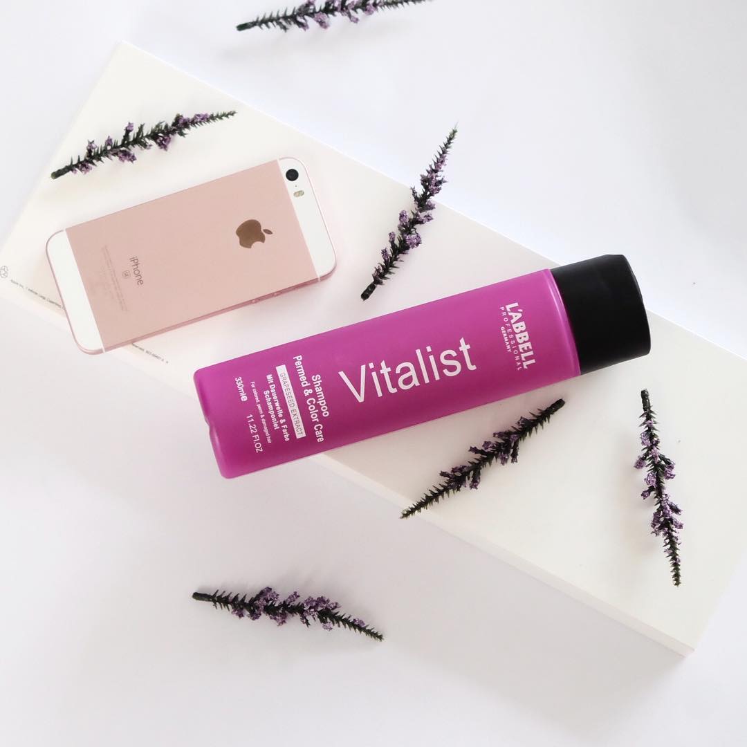 Labbell Vitalist Permed & Color Care Shampoo 330ml – Preserve Color, Protect Curls – product photo 3 of 5, professional hair care Malaysia