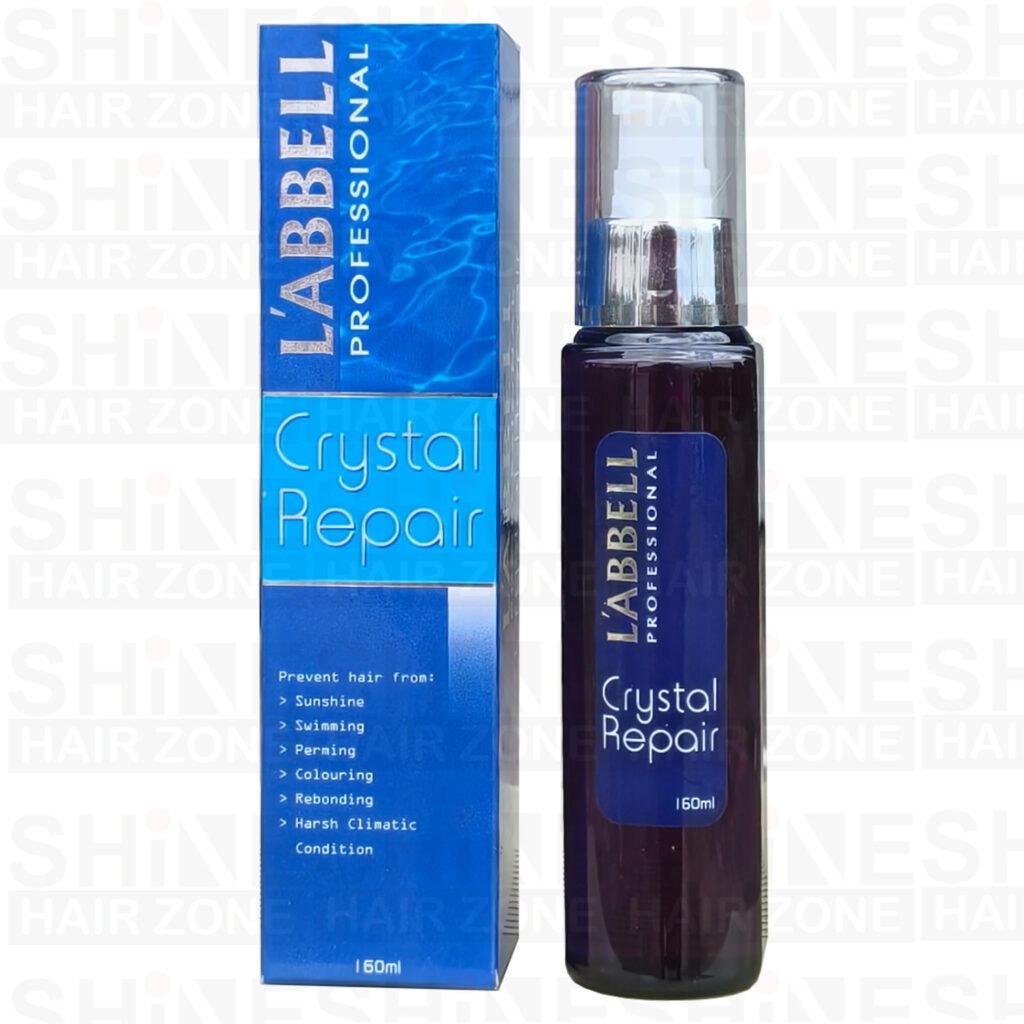 L'ABBELL Crystal Repair Hair Serum 160ml – Non-Alcohol Protective Serum for Coloured, Permed & Sun-Damaged Hair
