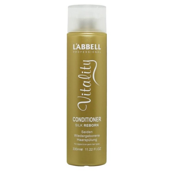 Labbell Vitalist Silk Reborn Conditioner 330ml – Olive Extract Smoothness & Shine – main product photo, professional hair care Malaysia