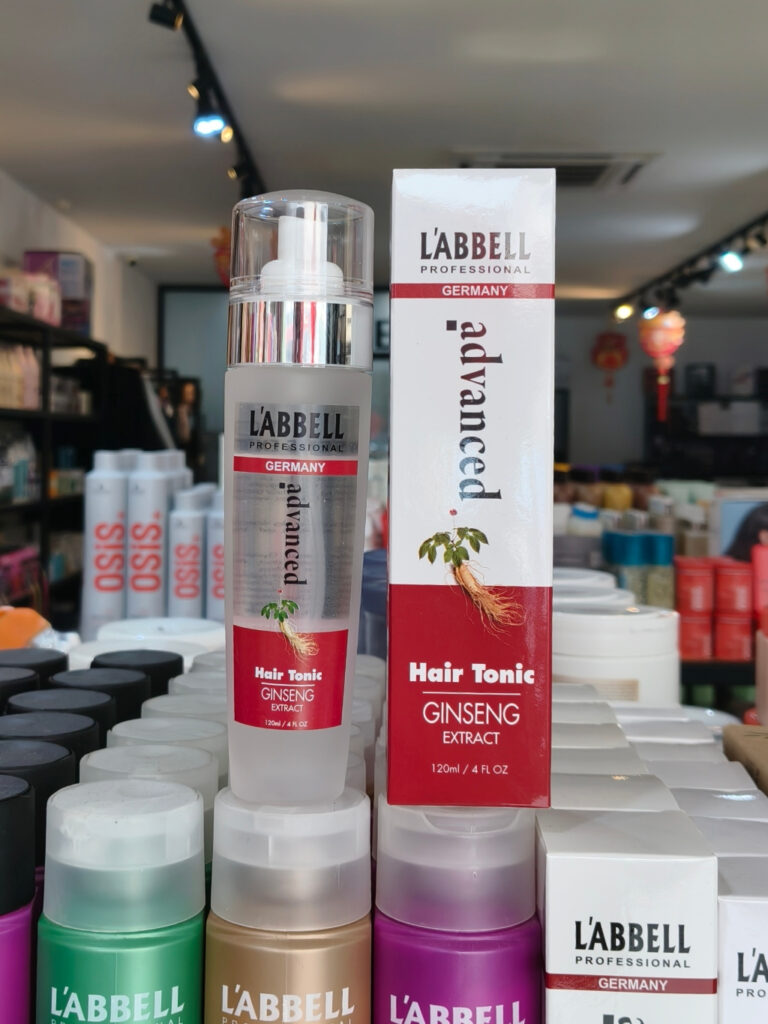 L'ABBELL Professional Advanced Hair Tonic 120ml – Ginseng Scalp Tonic for Fine, Thinning Hair – main product photo, professional hair care Malaysia