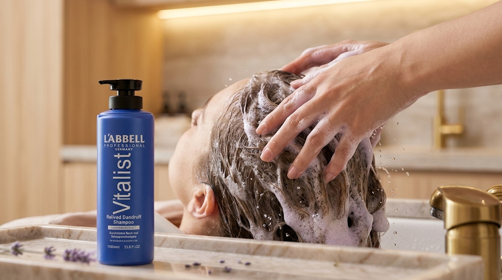Labbell Vitalist Relived Dandruff Shampoo 28 天减频法:压制期 → 减频期 → 维持期