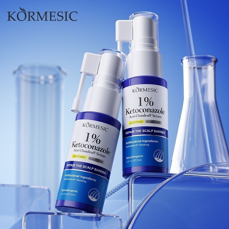 Kormesic 1% Ketoconazole Scalp Serum 30ml – Anti-Dandruff Serum for Itchy, Flaking Scalp – product photo 2 of 3, professional hair care Malaysia