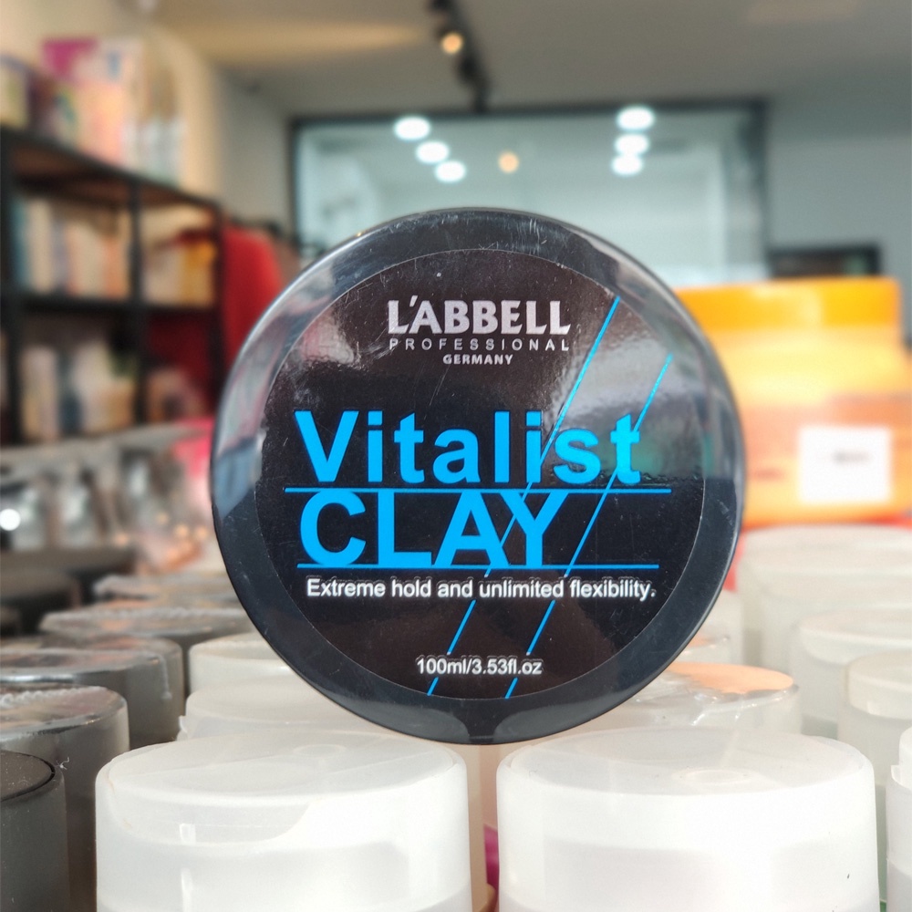 L'ABBELL Vitalist Clay 100ml – Extreme Hold Pomade with Unlimited Flexibility – product photo 2 of 3, professional hair care Malaysia