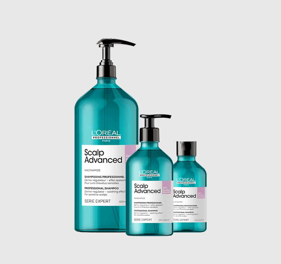 Loreal Professional Scalp Advanced Anti Discomfort Shampoo – main product photo, professional hair care Malaysia