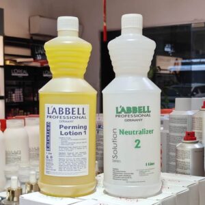 Labbell Solutions Serie Perm Lotion 1000ml – Cold Wave Perming Lotion Step 1 & Neutralizer Step 2 for Fine or Resistant Hair