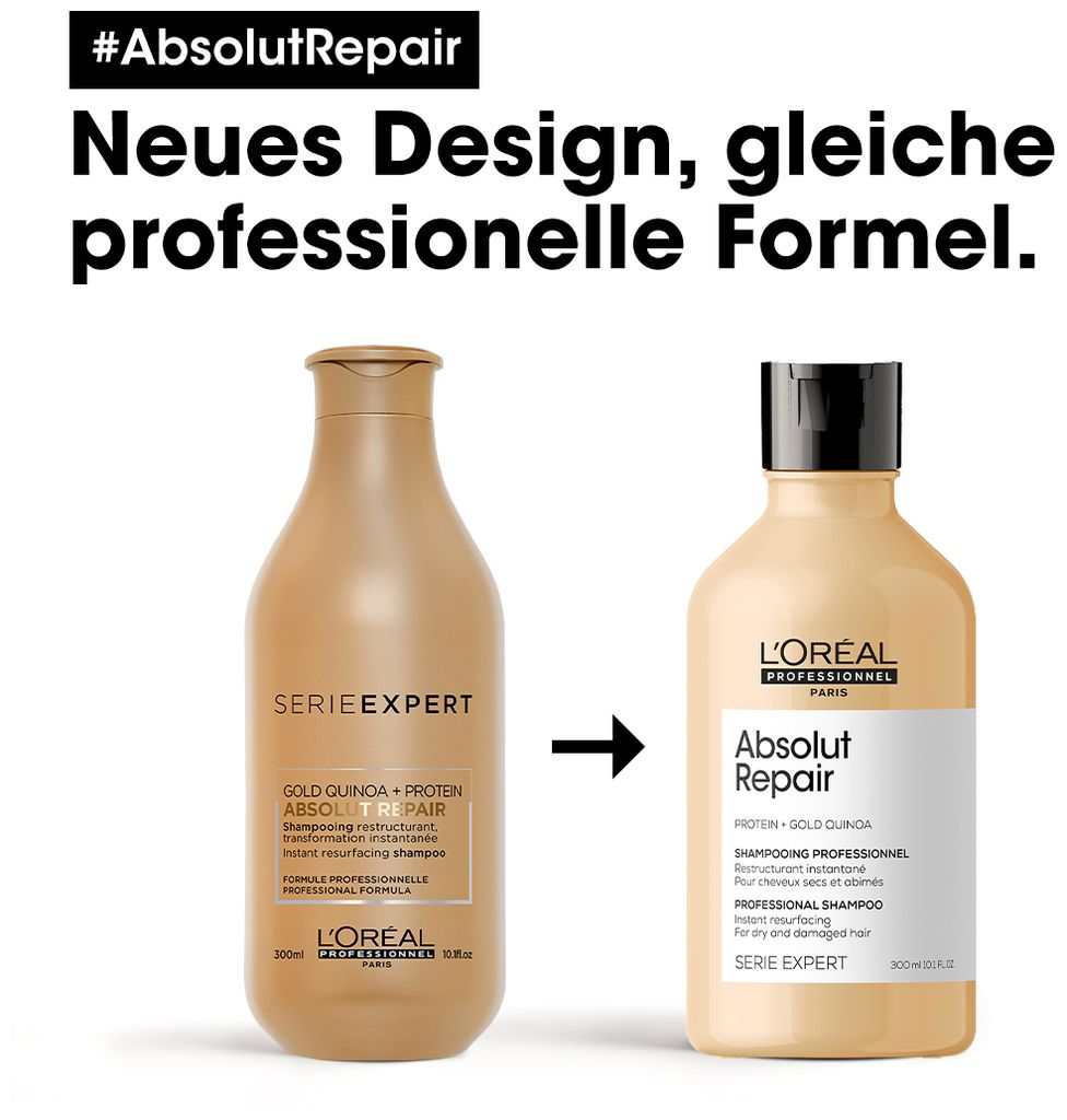 L'Oréal Professionnel Absolut Repair Golden Quinoa Shampoo 300ml – view 1