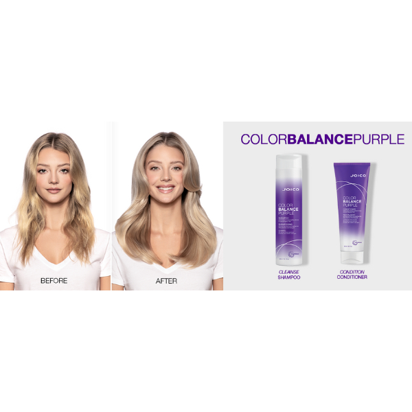 Joico Color Balance Blue Shampoo Conditioner Lightened Brown Hair anti yellow anti orange eliminates - Image 7