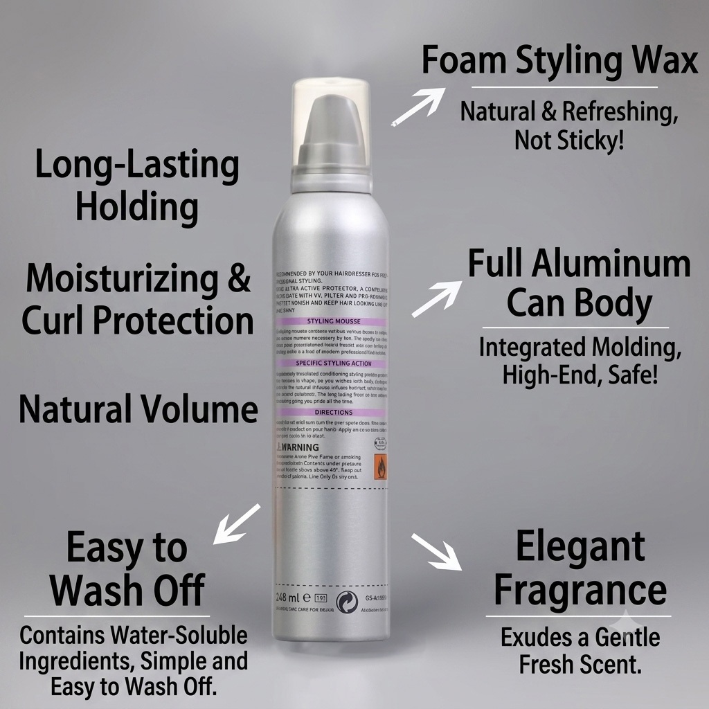 Solution Hair Styling Extra Hold Mousse 248ml Blow Dry Bouncy Curl Styling – view 2