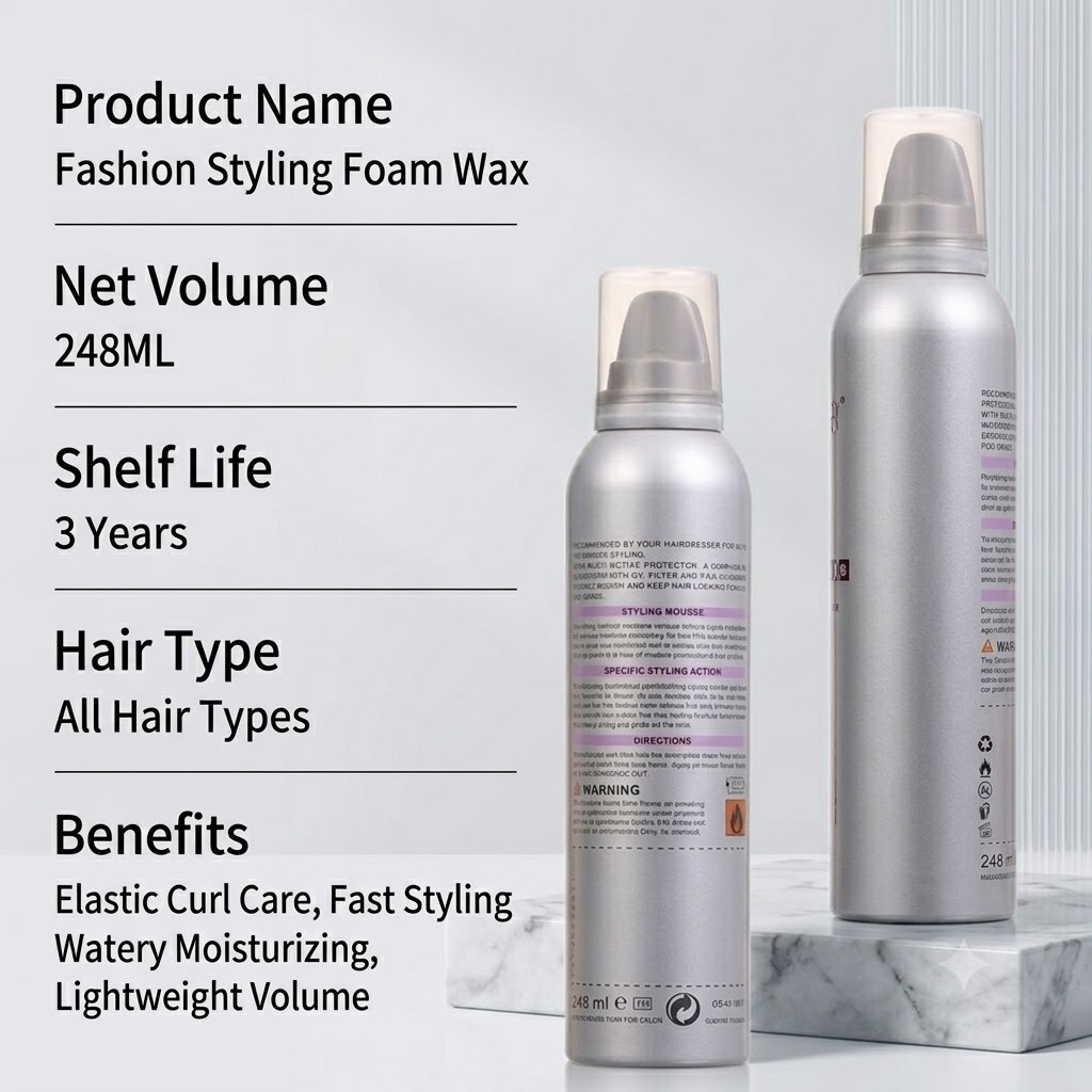 Solution Hair Styling Extra Hold Mousse 248ml Blow Dry Bouncy Curl Styling – view 3
