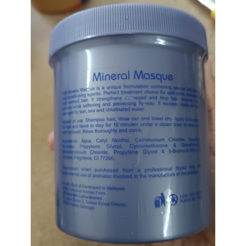 LB-ll Professional Mineral Mud Hair Treatment 500ml – view 3