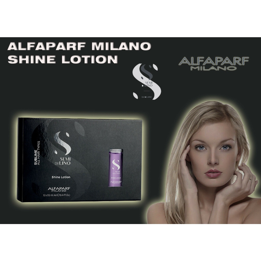 Alfaparf SDL Diamante Illuminating Shine Lotion 12 Pink Vials (Leave-In) Blow dry treatment deep - Image 2
