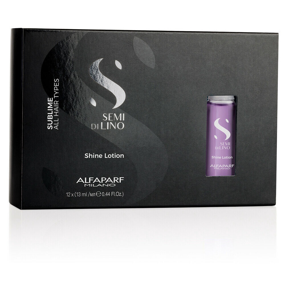Alfaparf SDL Diamante Illuminating Shine Lotion 12 Pink Vials (Leave-In) Blow dry treatment deep - Image 3