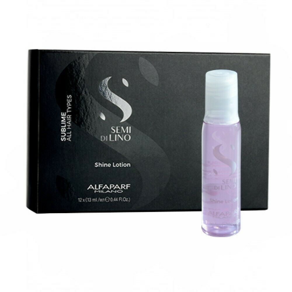 Alfaparf SDL Diamante Illuminating Shine Lotion 12 Pink Vials (Leave-In) Blow dry treatment deep - Image 4