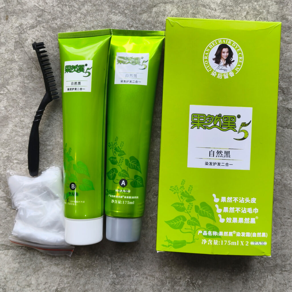 GR HEI 5X BLACK Hair Dye Shampoo 175ml