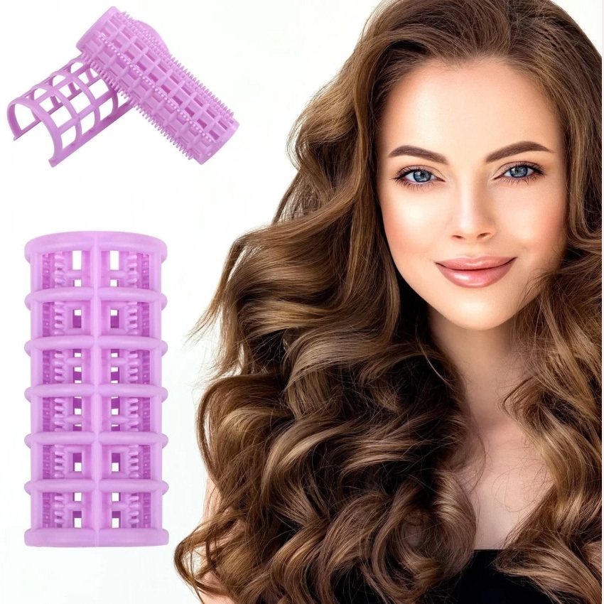 Hair Rollers Set Curly Bouncy Hair Set Rambut Keriting Ombak