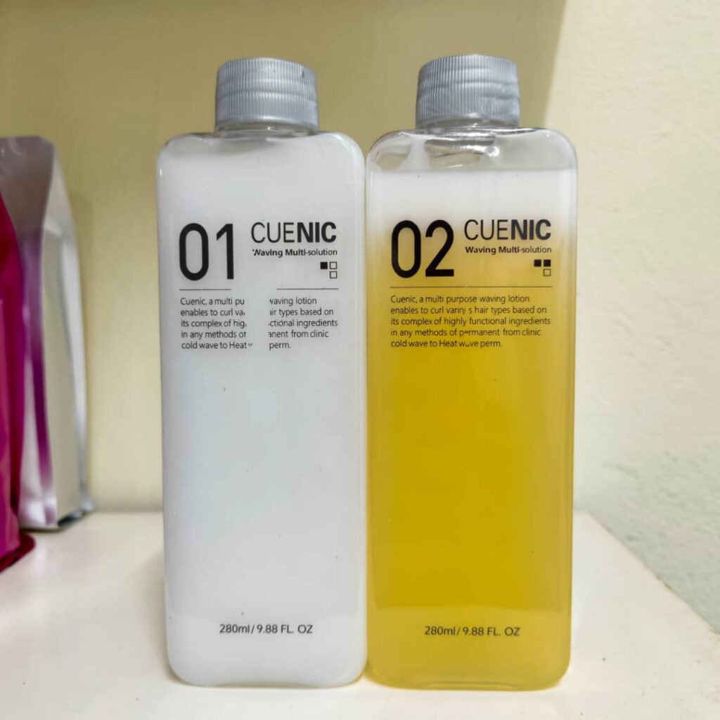 Cuenic Multi Wave Solution Digital Curl Heat Perm Cold Perm for Very Damaged Hair