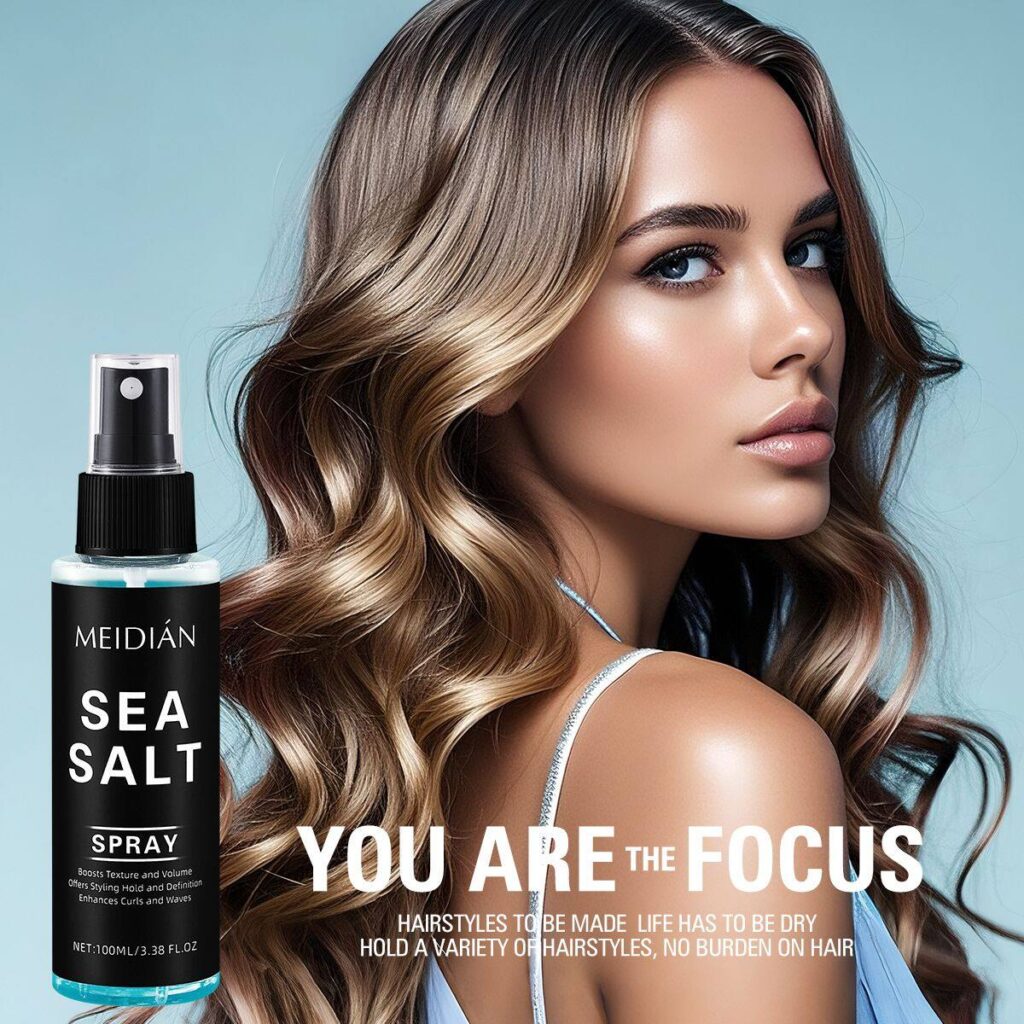 Meidian SeaSalt Spray 100ml – for Frizz Control